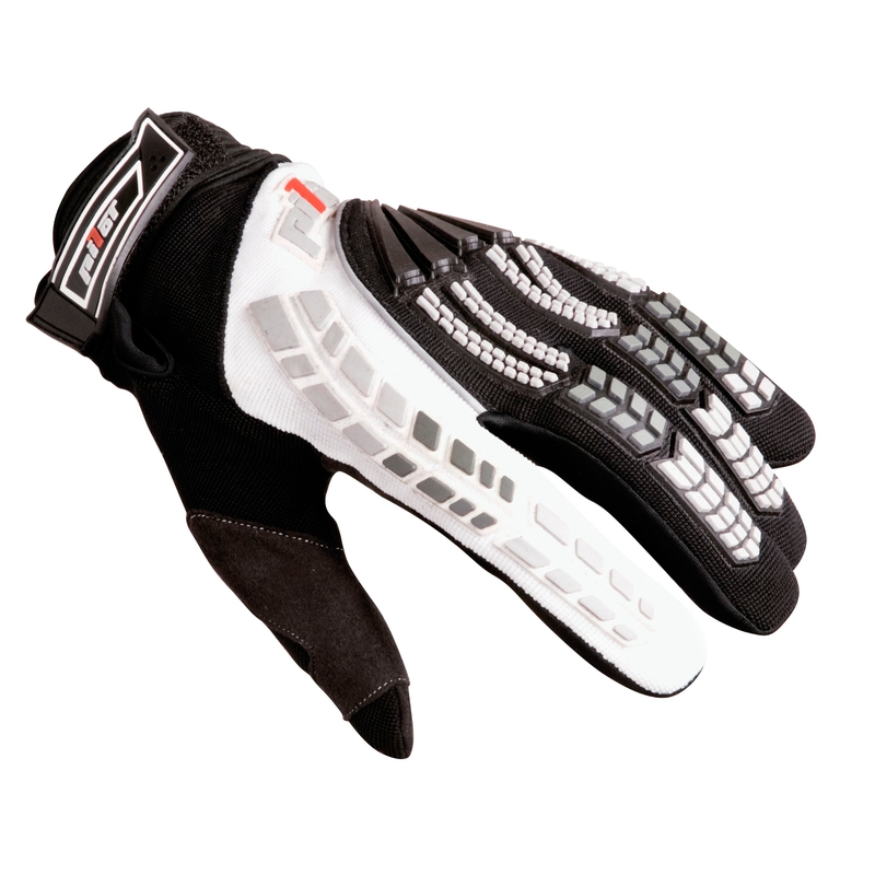 Guanti da moto MX Pilot nero/bianco