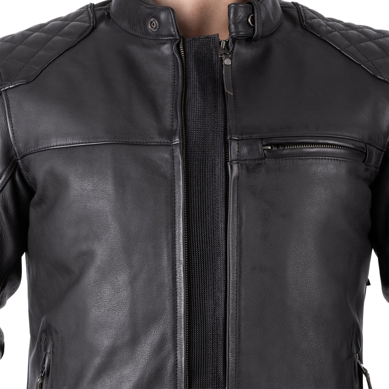 Giacca da moto Oxford Route 73 3.0 nera