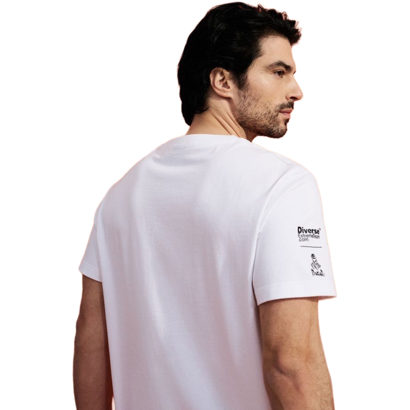 T-shirt bianca Dakar Ride B