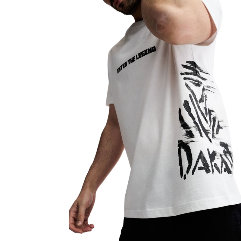 T-shirt bianca Dakar Wind W