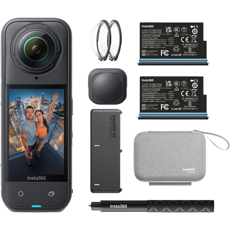Action camera Insta360 X5 Essentials Bundle nera