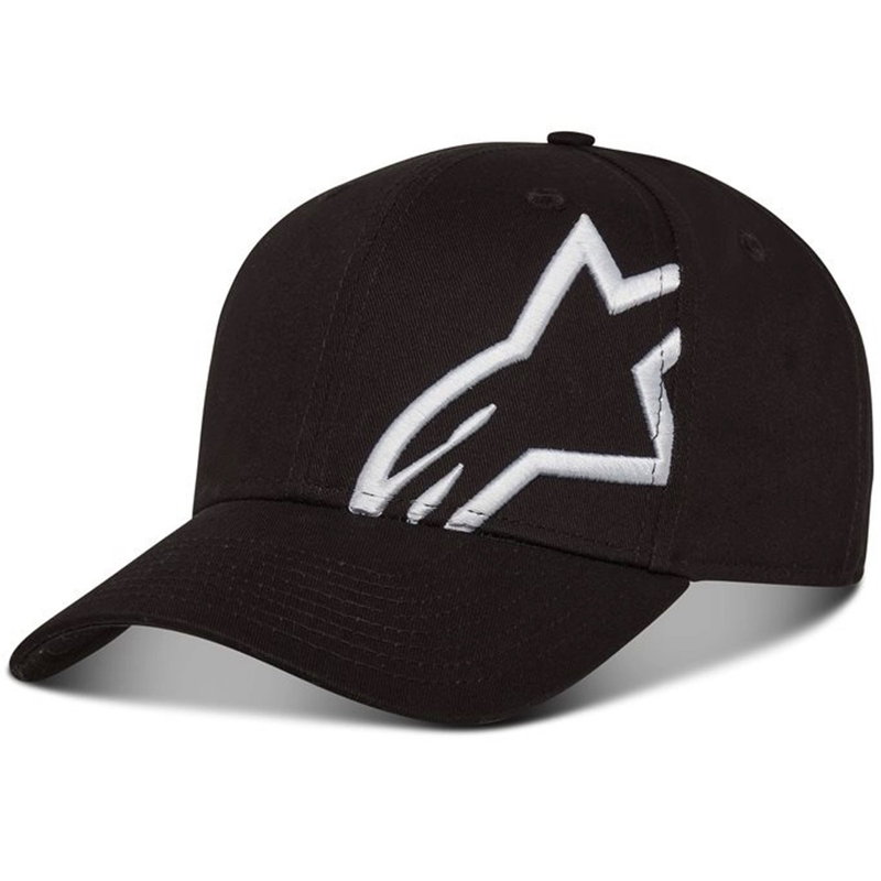 Cappello Alpinestars Corp Snap 2 bianco e nero