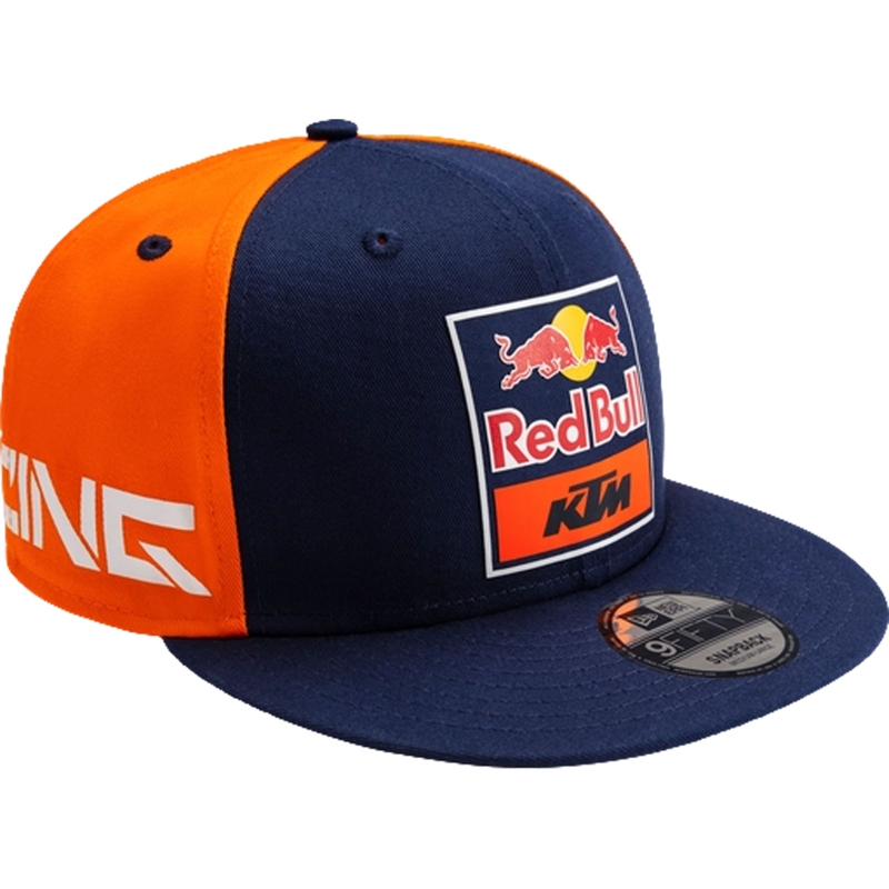 Cappellino con visiera dritta KTM Replica blu-arancio