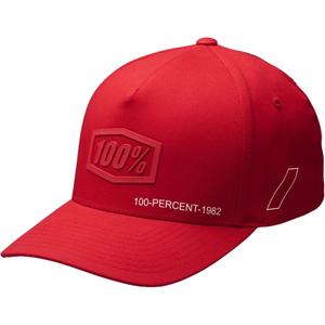 Cappello 100% Shadow Flexfit rosso