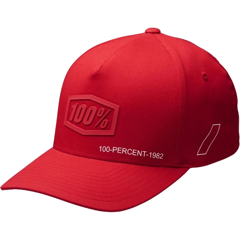 Cappello 100% Shadow Flexfit rosso