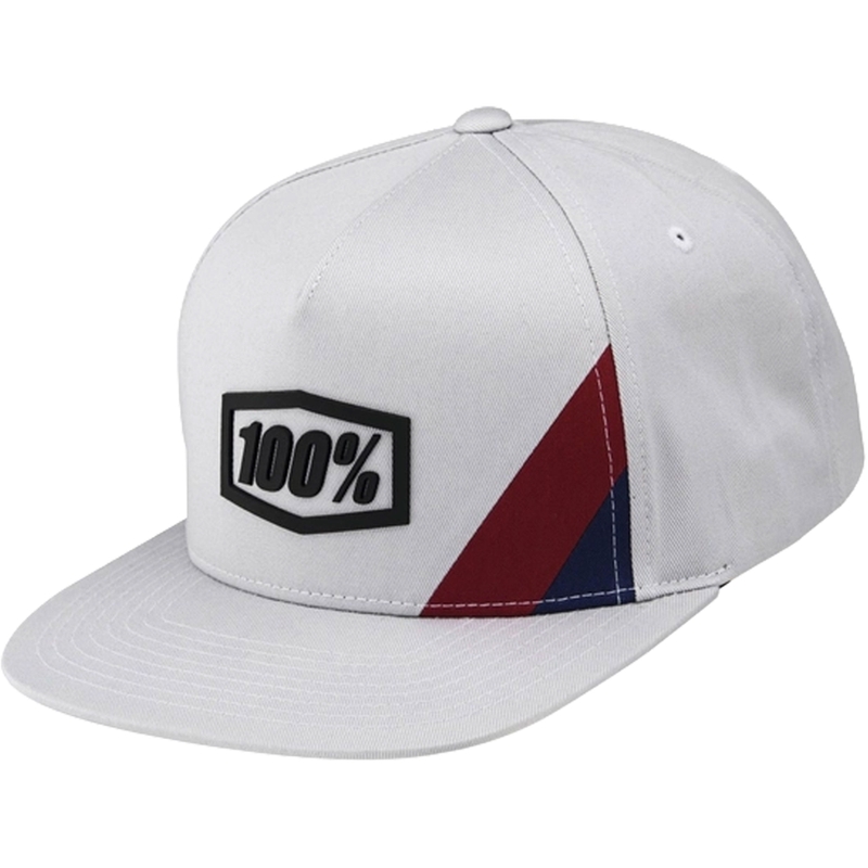 Cappellino 100% Cornerstone Snapback bianco
