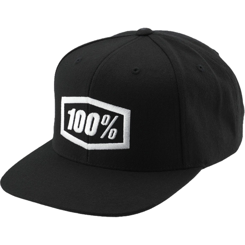 Cappellino 100% Icon Snapback nero
