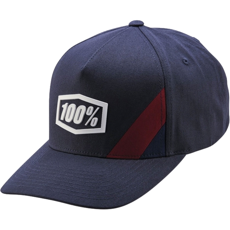 Cappello 100% Cornestone Snapback blu-grigio