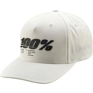 Cappello 100% Staunch Snapback bianco