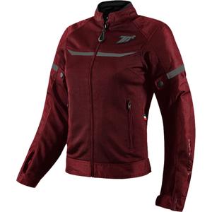 Giacca da motociclista da donna SEVENTY DEGREES SD-JR30.2 color bordeaux Mojave