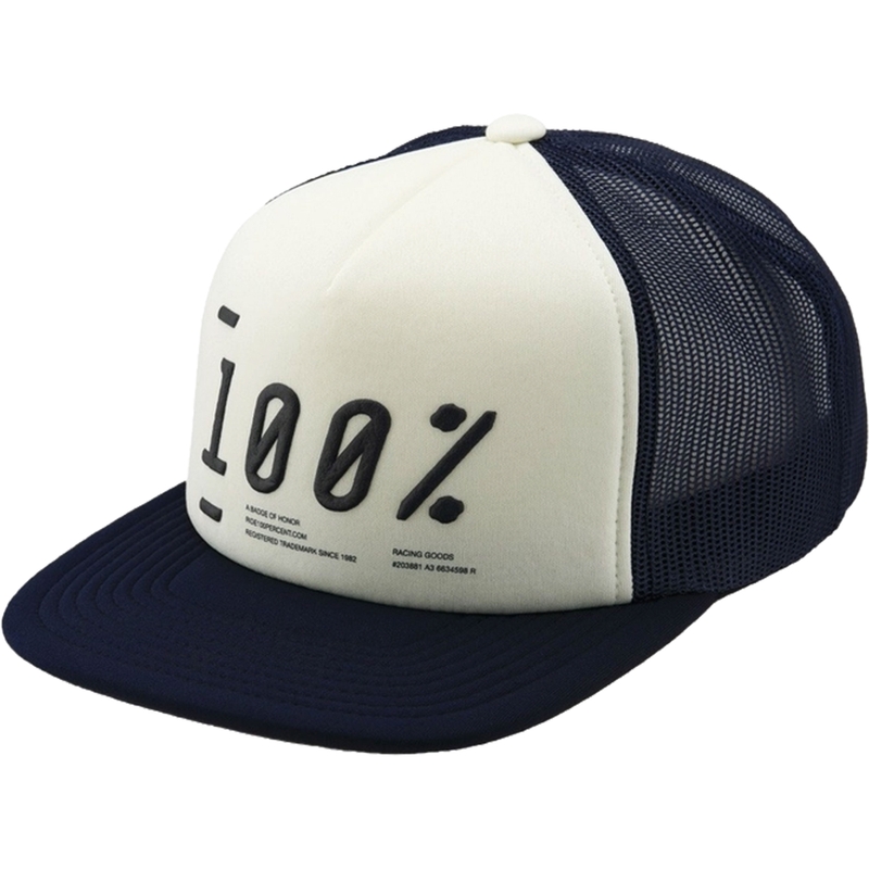 Cappello 100% Transfer blu