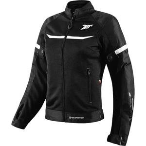Giacca moto donna SEVENTY DEGREES SD-JR30.2 Mojave nero e bianco