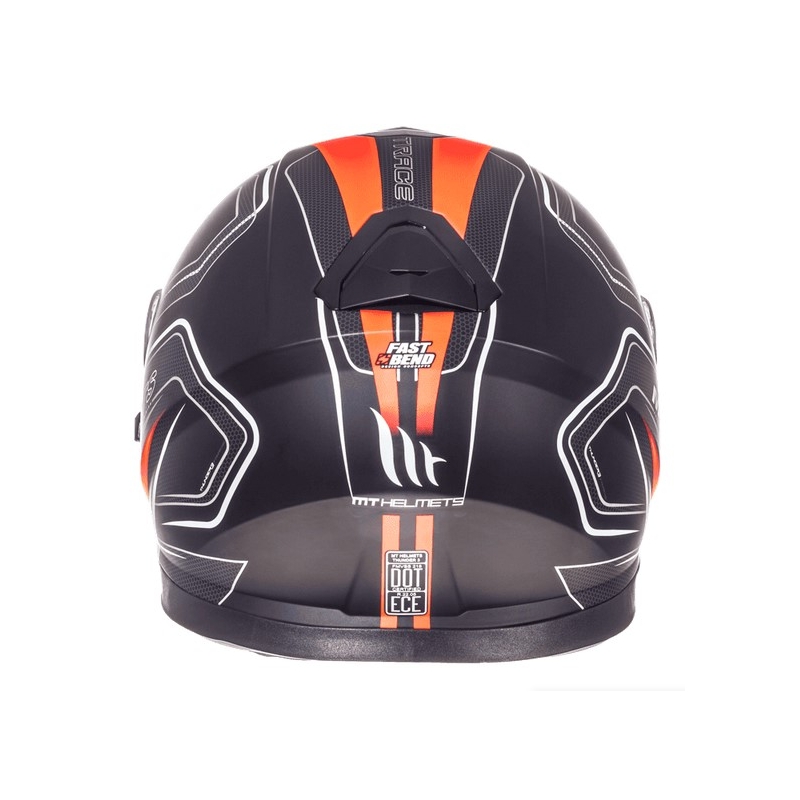 Integrální přilba na motorku MT Thunder 3 SV Trace černá matná-fluo oranžová výprodej