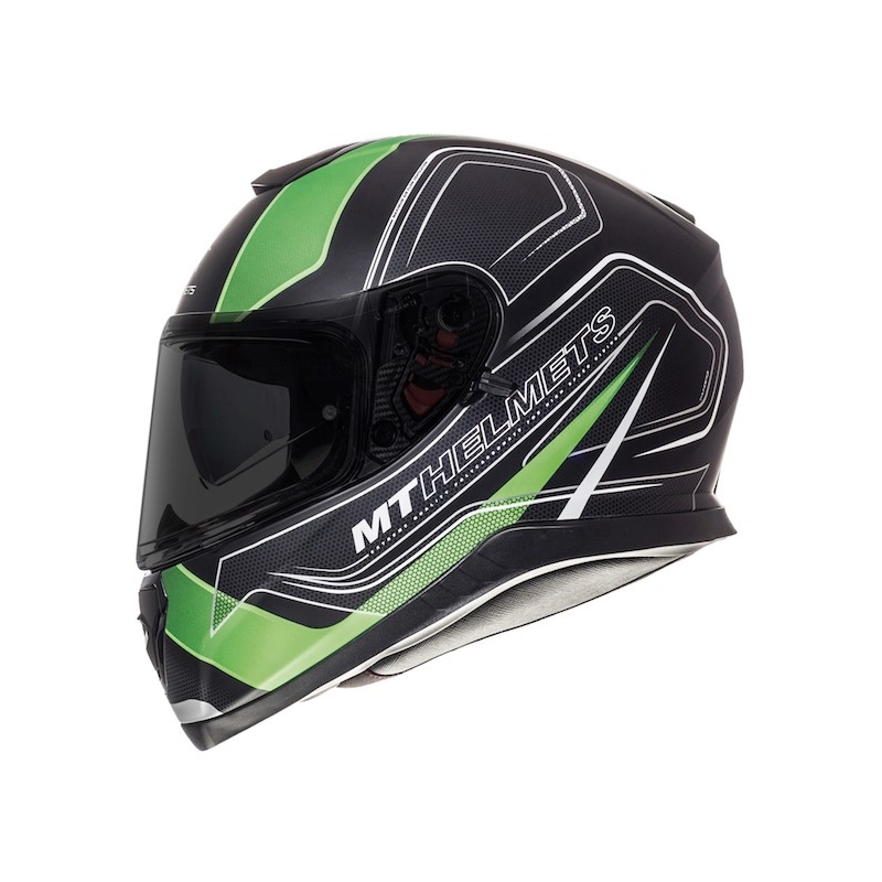 Integrální přilba na motorku MT Thunder 3 SV Trace černá matná-fluo zelená výprodej
