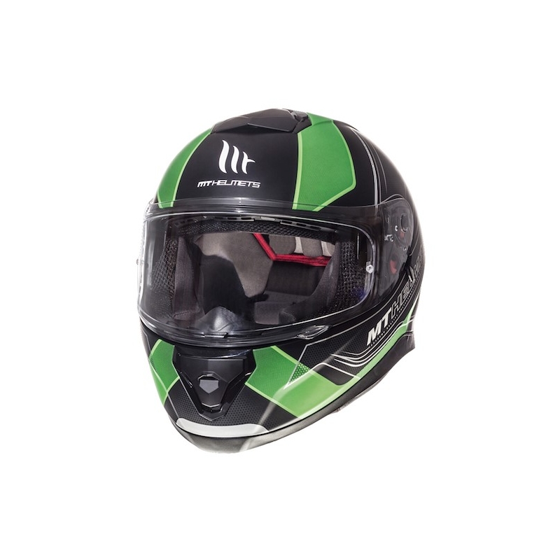 Integrální přilba na motorku MT Thunder 3 SV Trace černá matná-fluo zelená výprodej