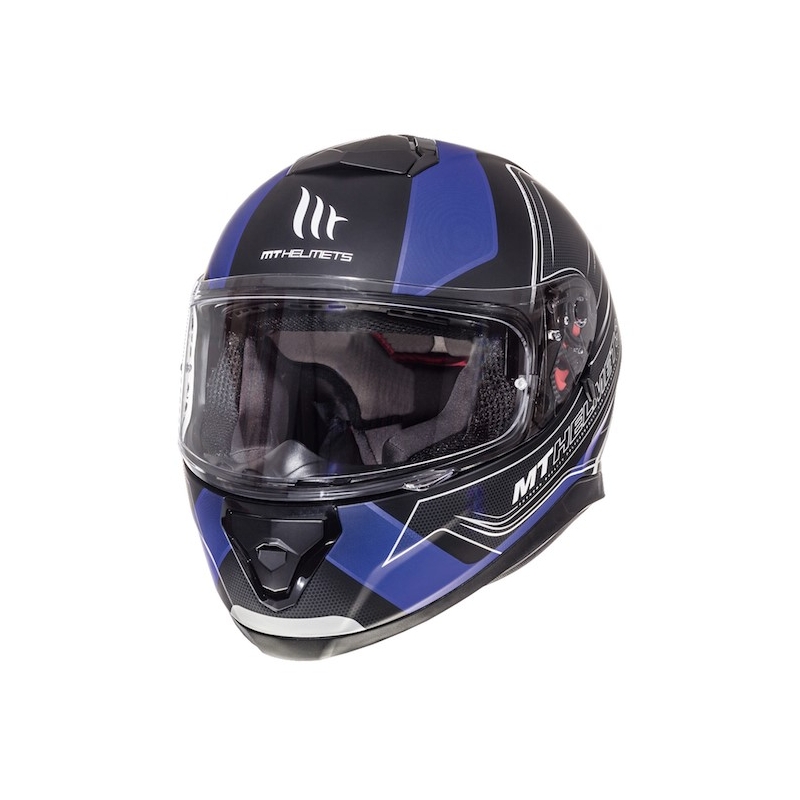 Integrální přilba na motorku MT Thunder 3 SV Trace černá matná-modrá