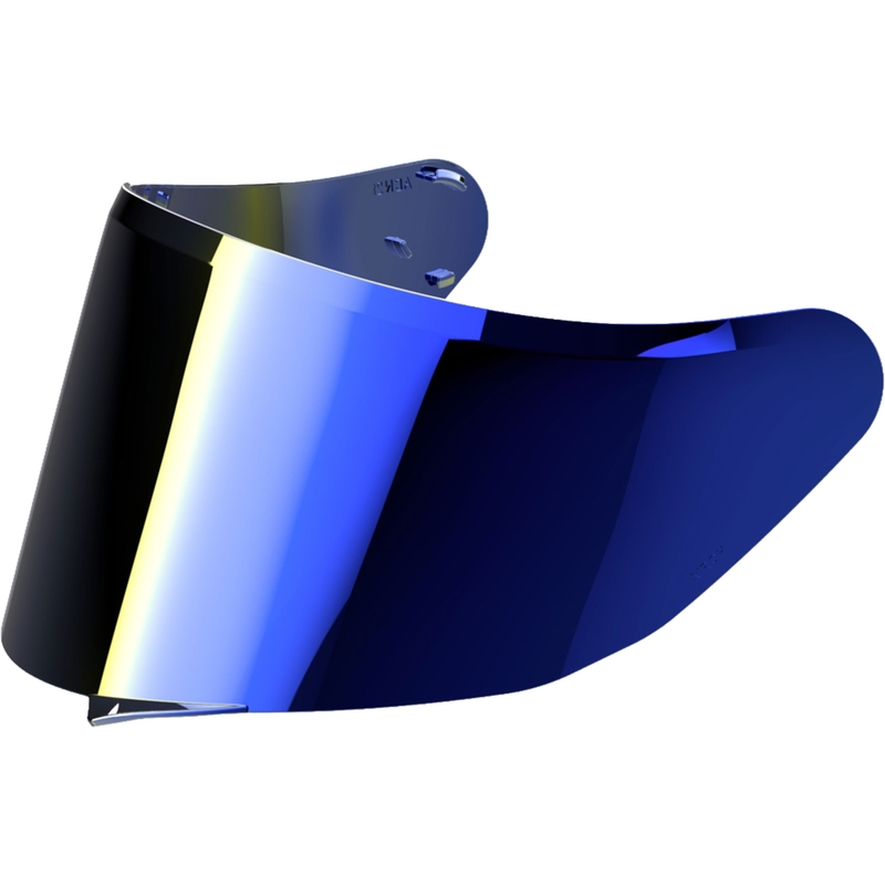 Visiera per caschi da moto Airoh Connor/Spark 2 blu specchiato