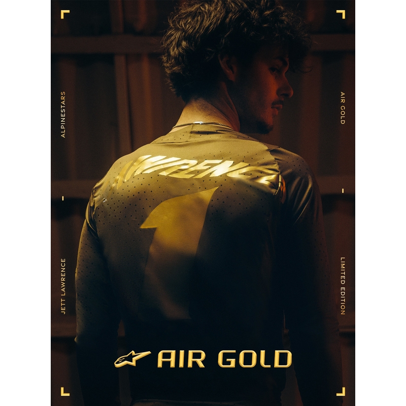 Stivali da moto Alpinestars TECH 10 Limited Edition AIR GOLD Marrone Oro
