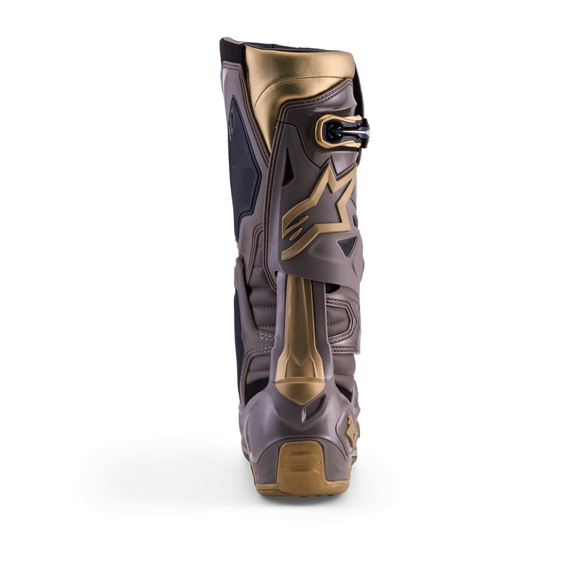 Stivali da moto Alpinestars TECH 10 Limited Edition AIR GOLD Marrone Oro
