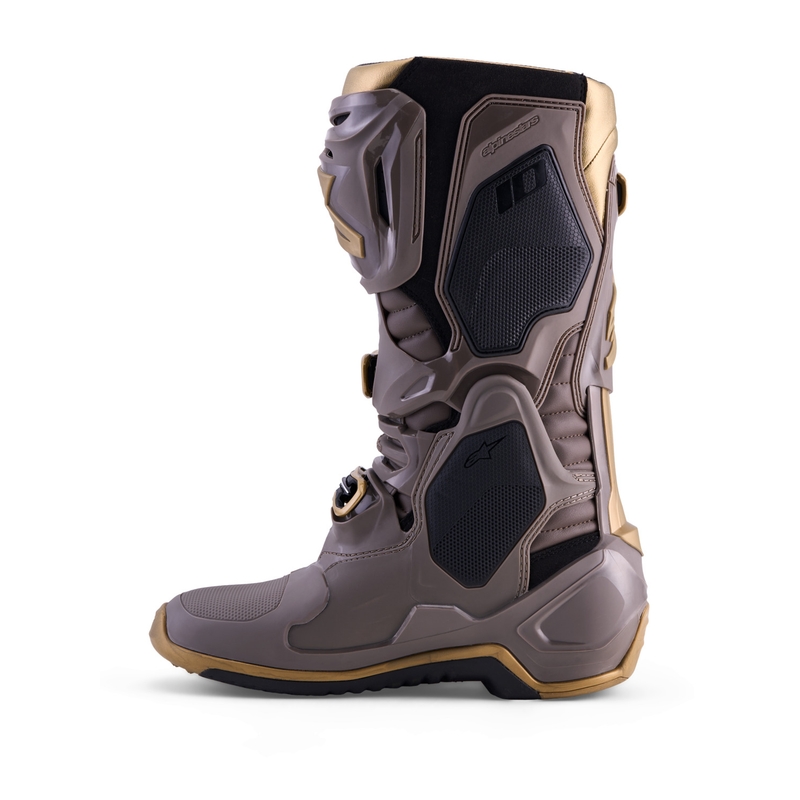 Stivali da moto Alpinestars TECH 10 Limited Edition AIR GOLD Marrone Oro