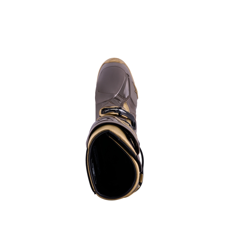 Stivali da moto Alpinestars TECH 10 Limited Edition AIR GOLD Marrone Oro