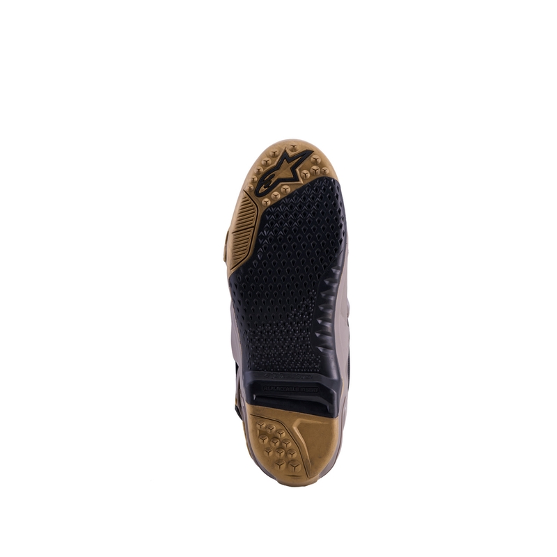 Stivali da moto Alpinestars TECH 10 Limited Edition AIR GOLD Marrone Oro