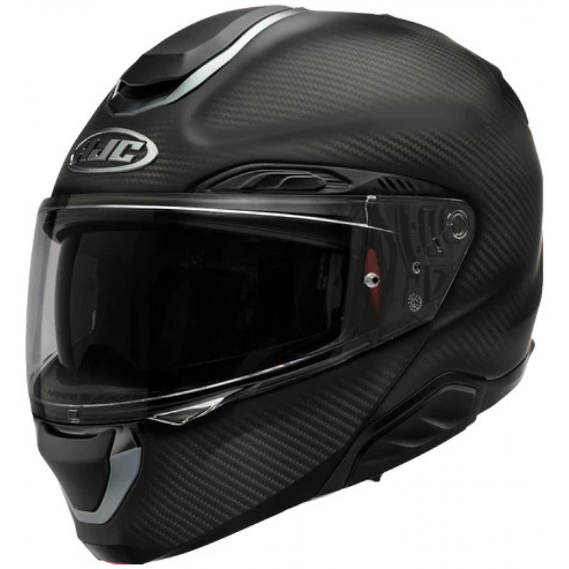 Casco da moto apribile HJC RPHA 91 CARBON nero opaco