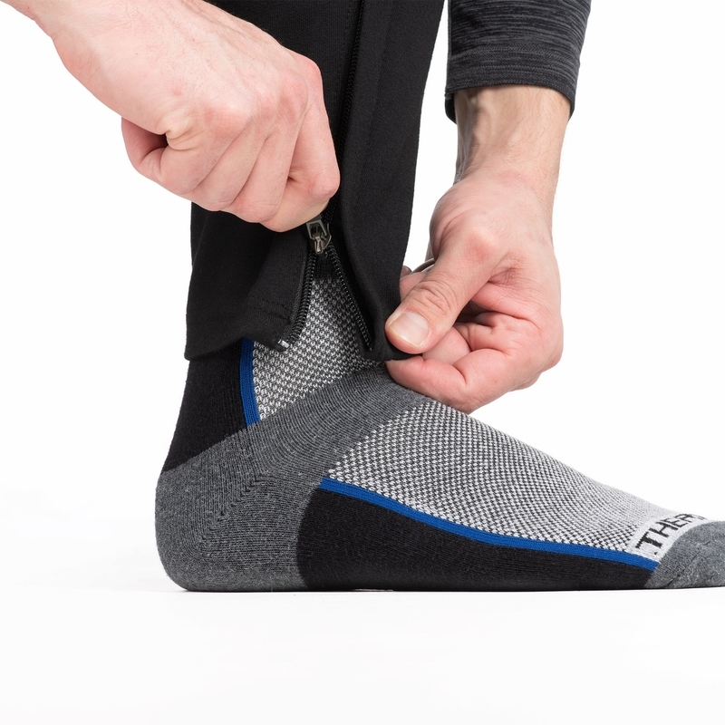 Pantaloni da jogging Oxford Armourlite AA neri, modello cropped da motociclista