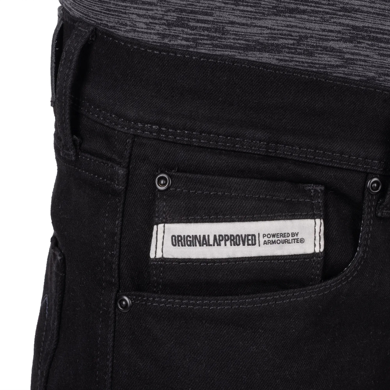 Jeans da motociclista Oxford Original Approved Tailor AA neri