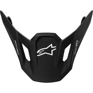 Visiera nera per casco Alpinestars Supertech S-M7 Solid.
