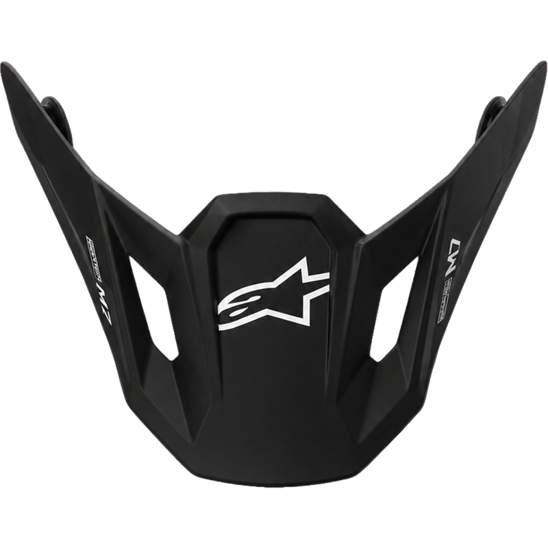 Visiera nera per casco Alpinestars Supertech S-M7 Solid.