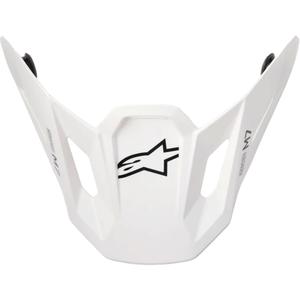 Visiera bianca per casco Alpinestars Supertech S-M7 Solid.