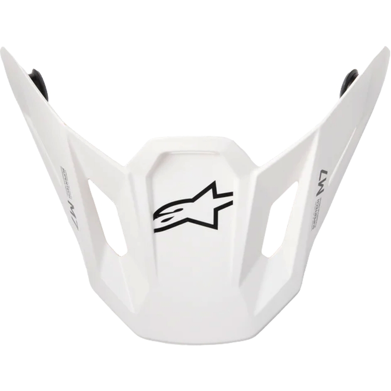 Visiera bianca per casco Alpinestars Supertech S-M7 Solid.
