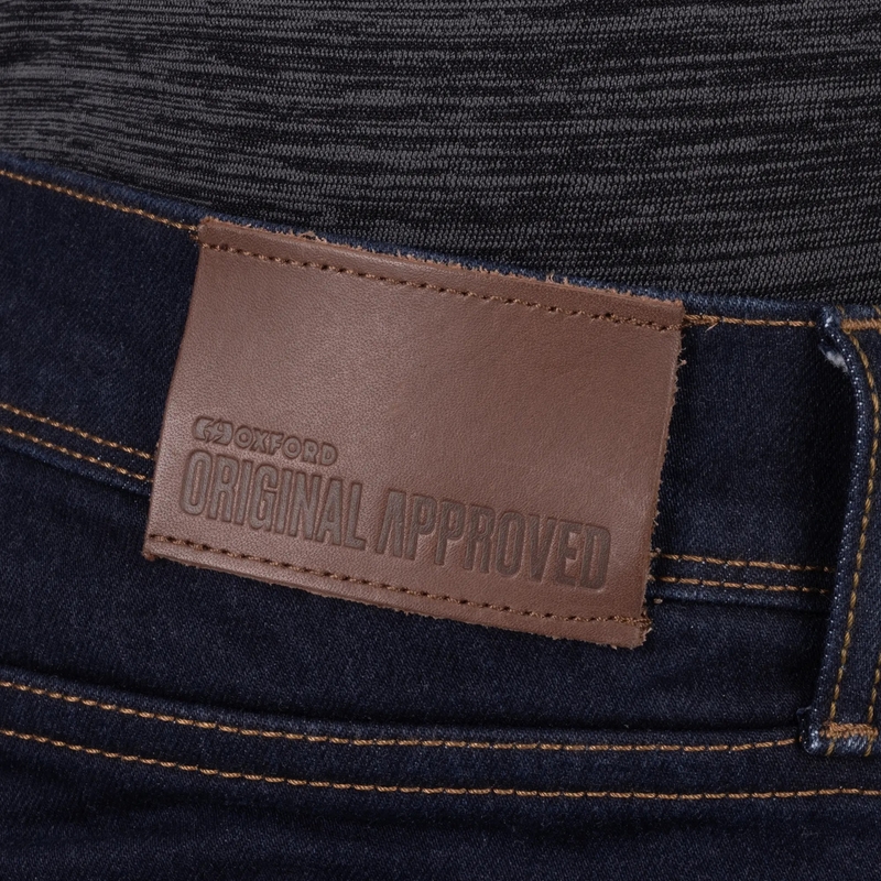 Jeans da motociclista Oxford Marshal AAA Slim Fit neri
