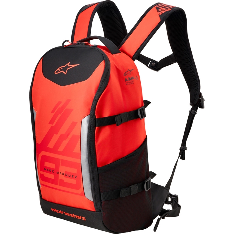 Zaino Alpinestars AMP-3 MM93 rosso fluo-rosso-nero 17 l
