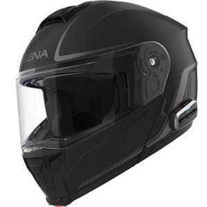 Casco da moto apribile con auricolare SENA Outrush 2 nero opaco