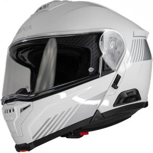 Casco da moto apribile con auricolare SENA Specter bianco
