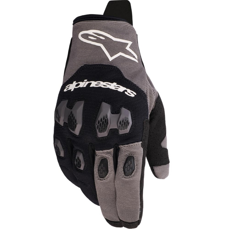 Guanti da motocross Alpinestars PRO-DURA neri e grigi