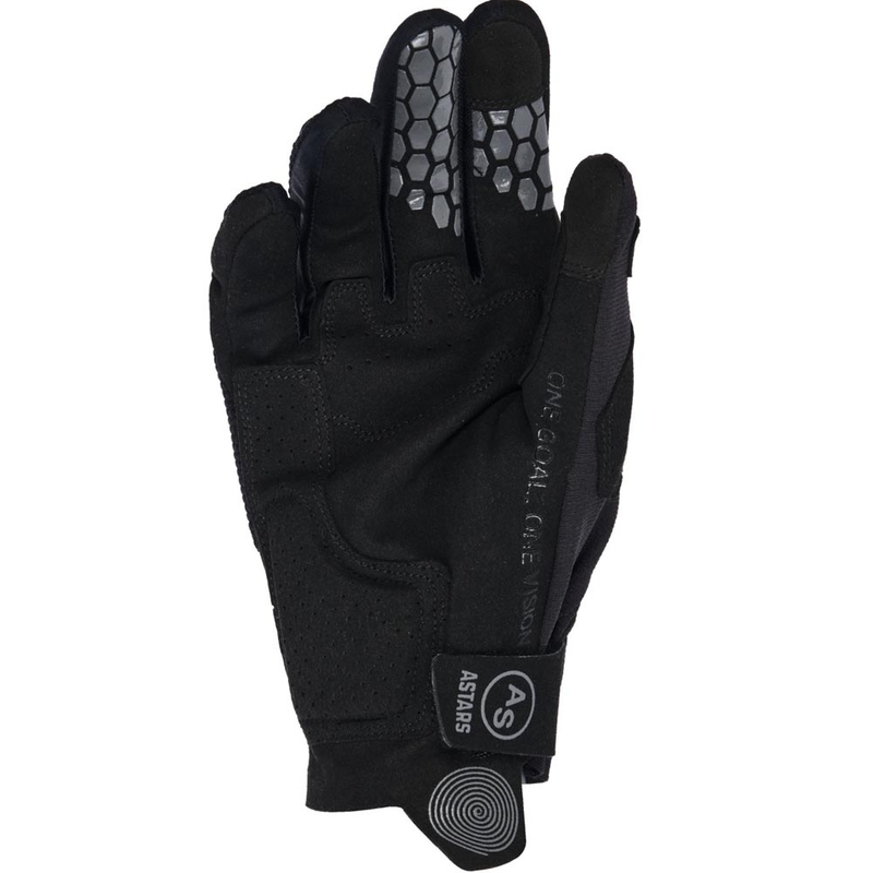 Guanti da motocross Alpinestars PRO-DURA neri e rossi