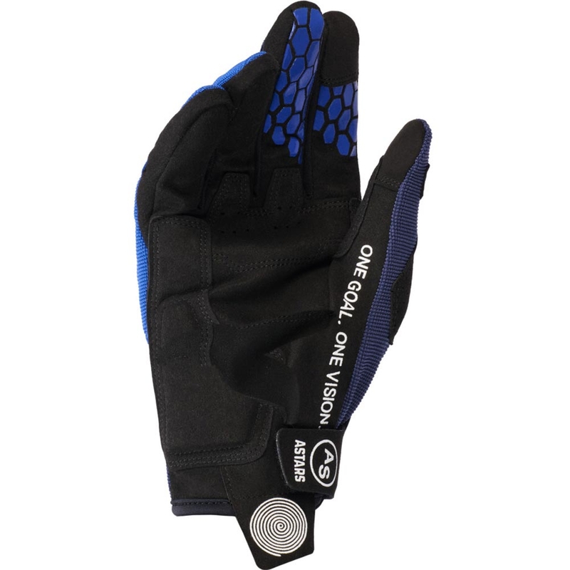 Guanti da motocross Alpinestars PRO-DURA blu-bianchi