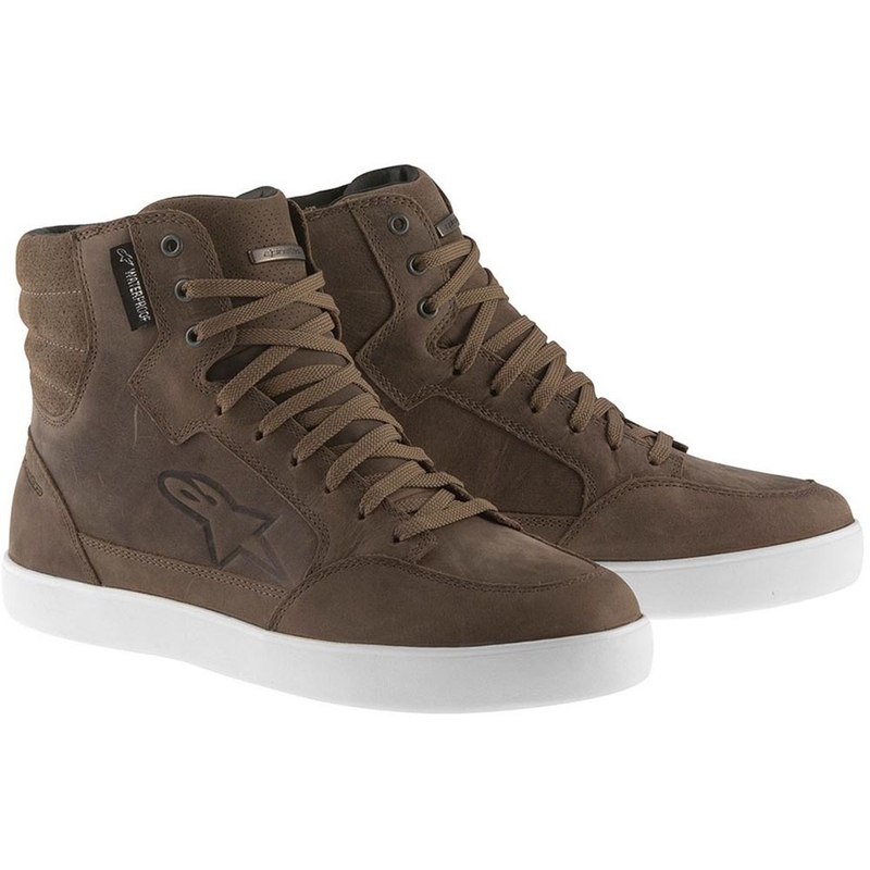 Stivali da moto impermeabili Alpinestars J-6 marroni