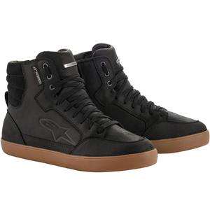 Stivali da moto impermeabili Alpinestars J-6 in gomma nera