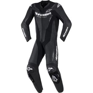 Tuta da moto intera Alpinestars GP FORCE V2 nera e bianca