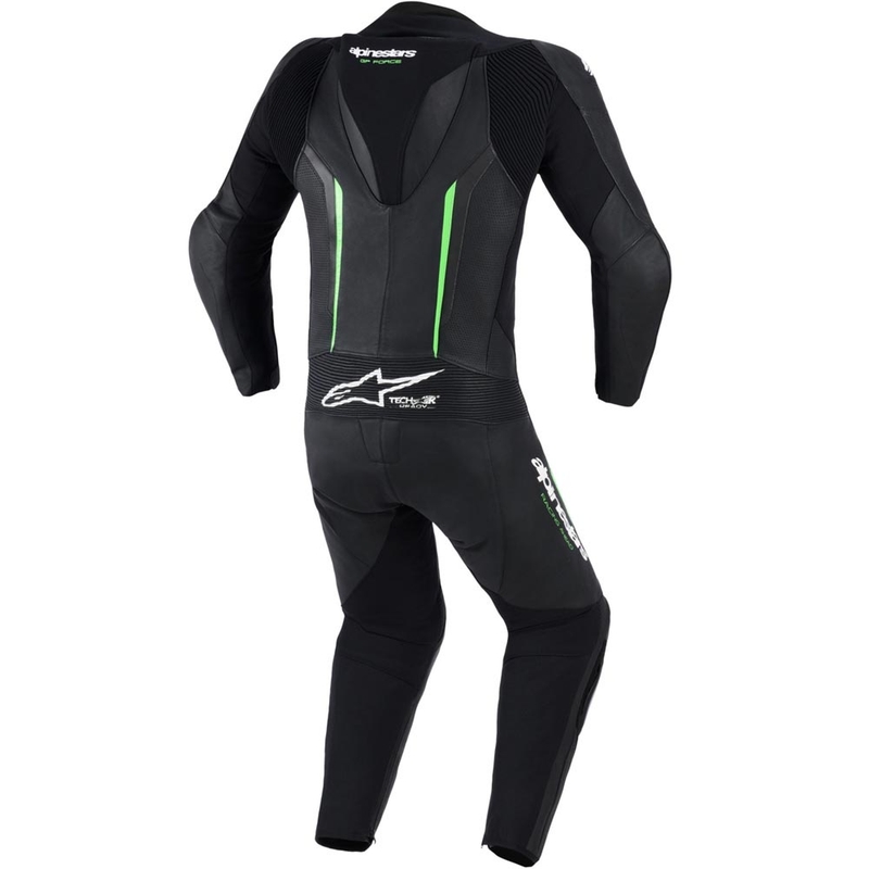 Tuta da moto intera Alpinestars GP FORCE V2 nero-verde