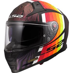 Casco integrale da moto LS2 FF811 Vector II Freedom nero camaleonte