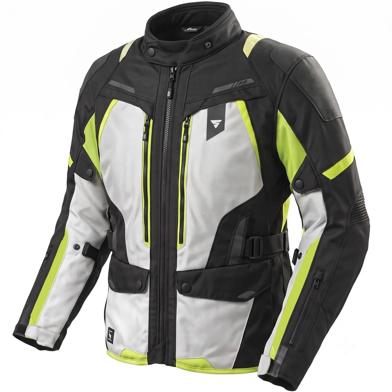 Giacca da moto da donna Shima Dune 2.0 giallo fluo