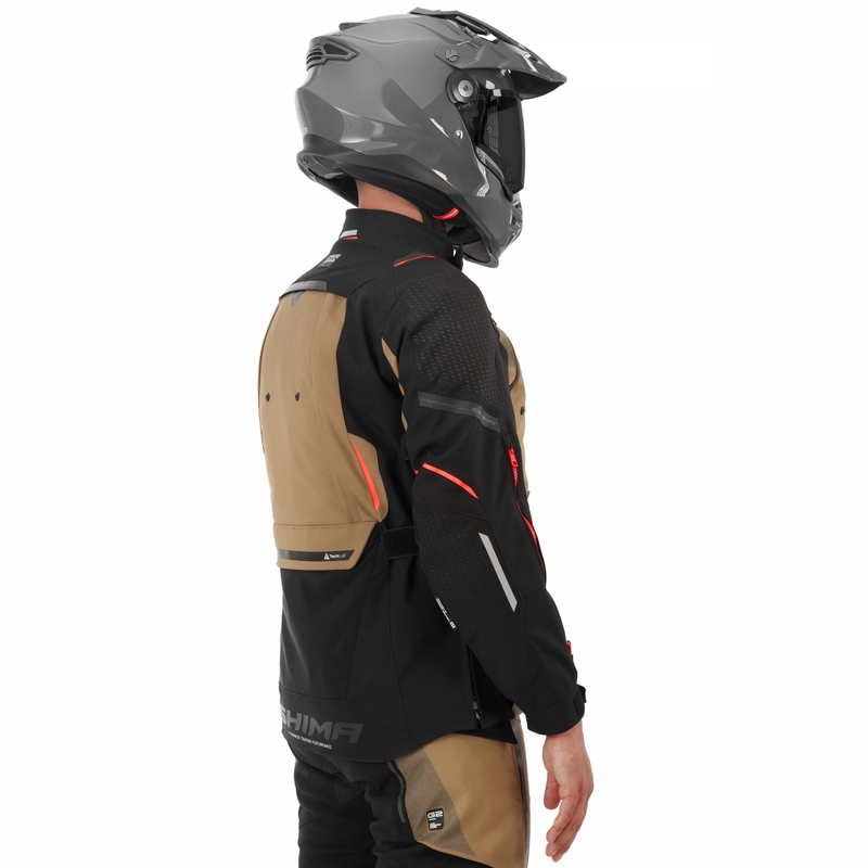 Giacca da moto Shima Hero 3.0 marrone
