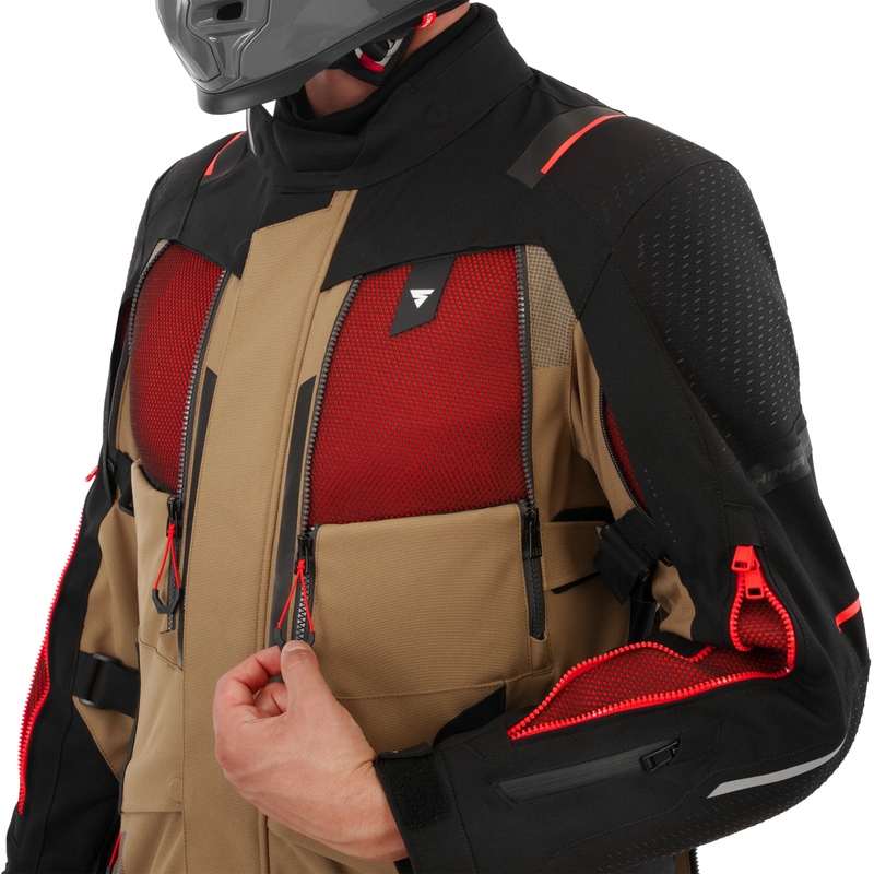 Giacca da moto Shima Hero 3.0 marrone