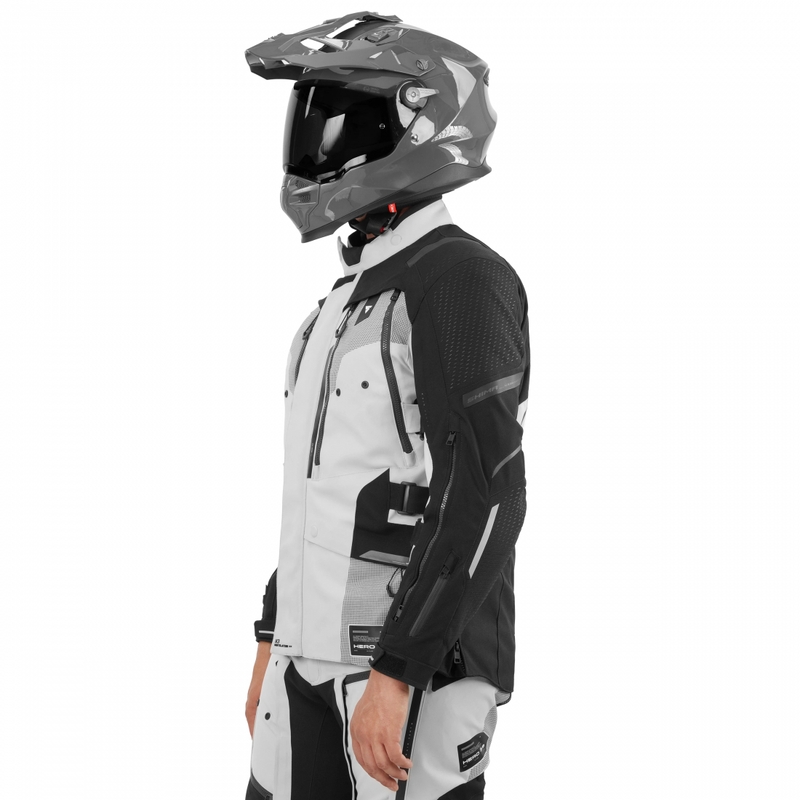 Giacca da moto Shima Hero 3.0 grigio-nera