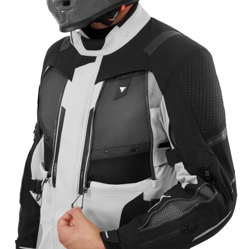 Giacca da moto Shima Hero 3.0 grigio-nera